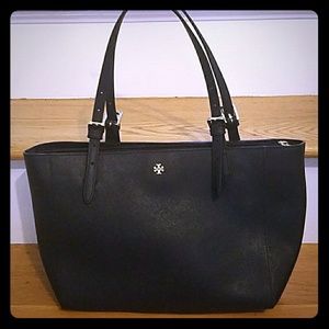 Tory Burch York Buckle Tote, AUTHENTIC Black